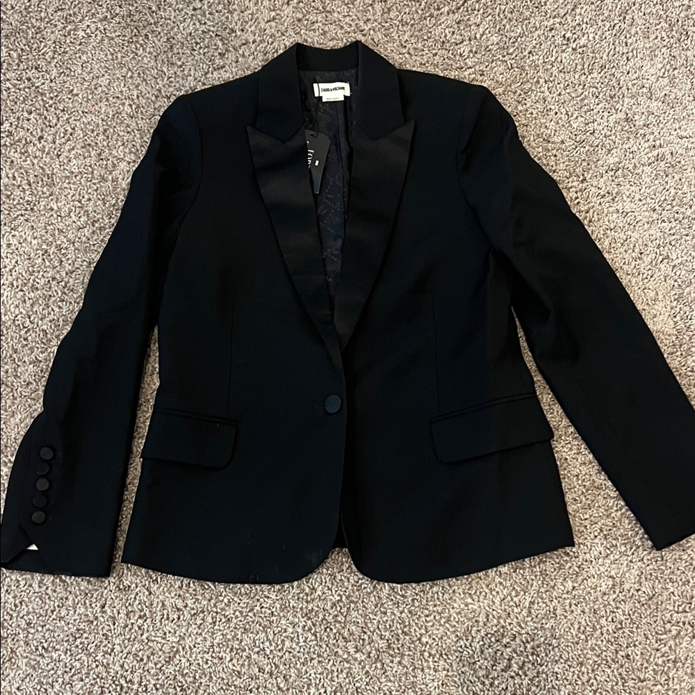 Zadig & Voltaire black blazer NWOT